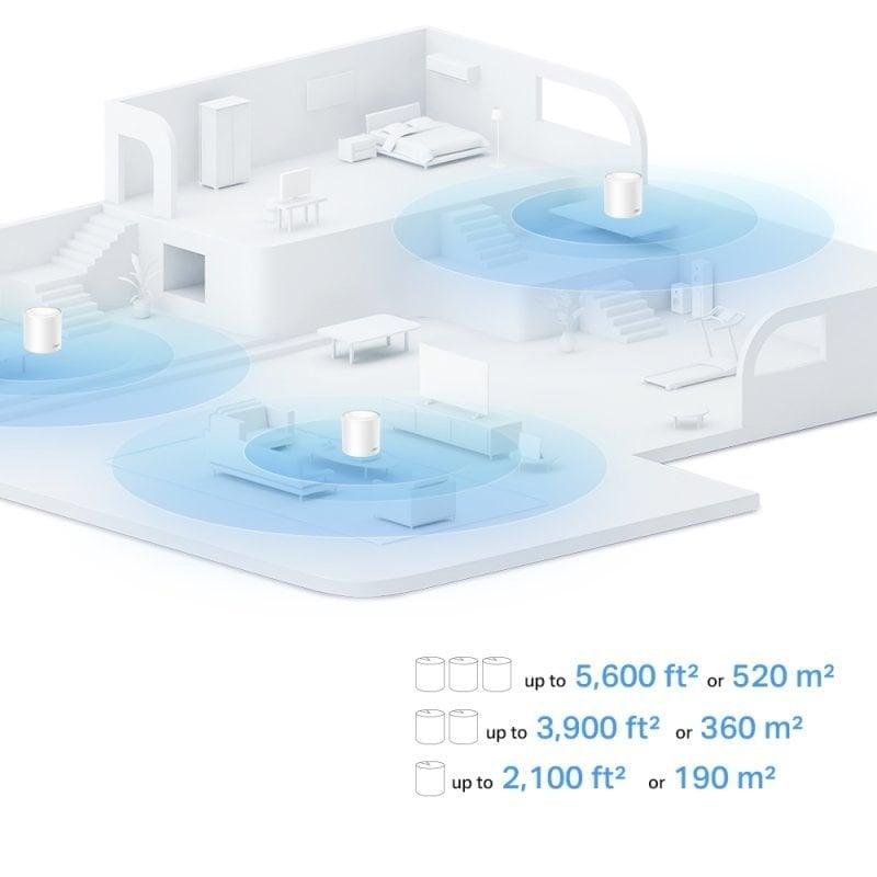 Detalle de TP-Link Deco X10 Pack 2 — Wi‑Fi 6 AX1500 Mesh