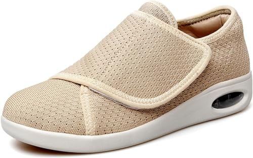 Detalle de Zapatillas diabéticas Edema de Artritis de Sisttke — Extra Ancho, Ajustables y para Pies Hinchados
