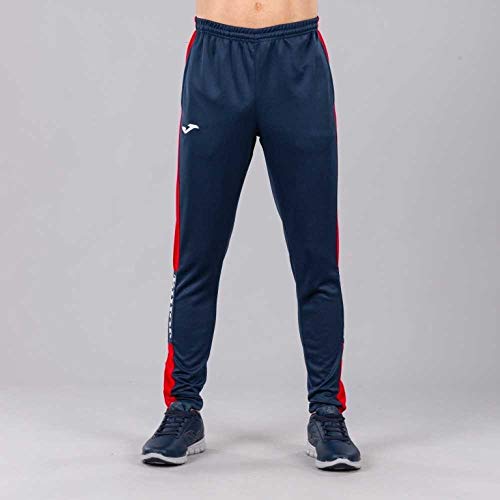 Detalle de Joma Championship IV pantalones de entrenamiento para hombre (marino/rojo) XXS