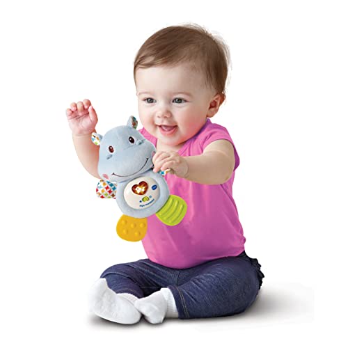 Detalle 2 de VTech HIPO Hipopótamo Musical y Sonajero Azul 🦛
