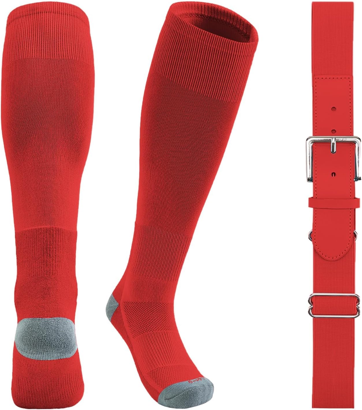 Thumbnail 6 de QBK Youth Baseball Socks & Belt Combo Set for Kids (2–16 Years) – Softball/Tee Ball Accessories, Unisex