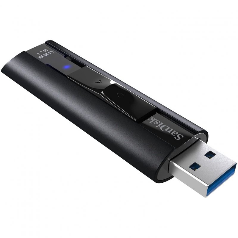 Detalle de SanDisk Extreme PRO 1TB USB 3.1: velocidad para archivos grandes con seguridad integrada