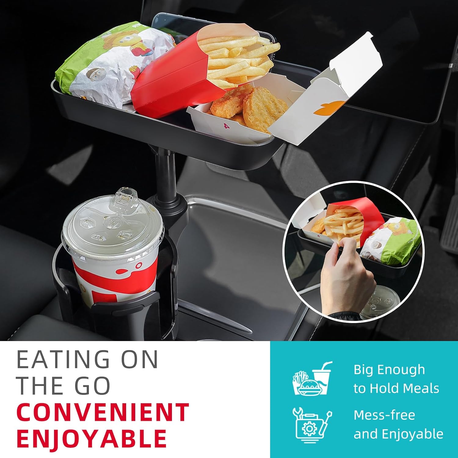 Thumbnail 5 de DYLEN Car Cup Holder Tray 9.5"
