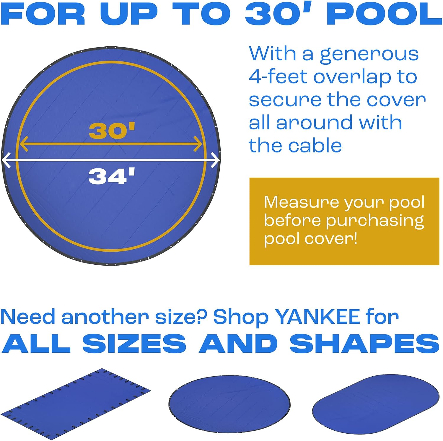 Detalle 2 de Yankee Pool Pillow YPC-RO-30 30 ft Round Above-Ground Winter Pool Cover