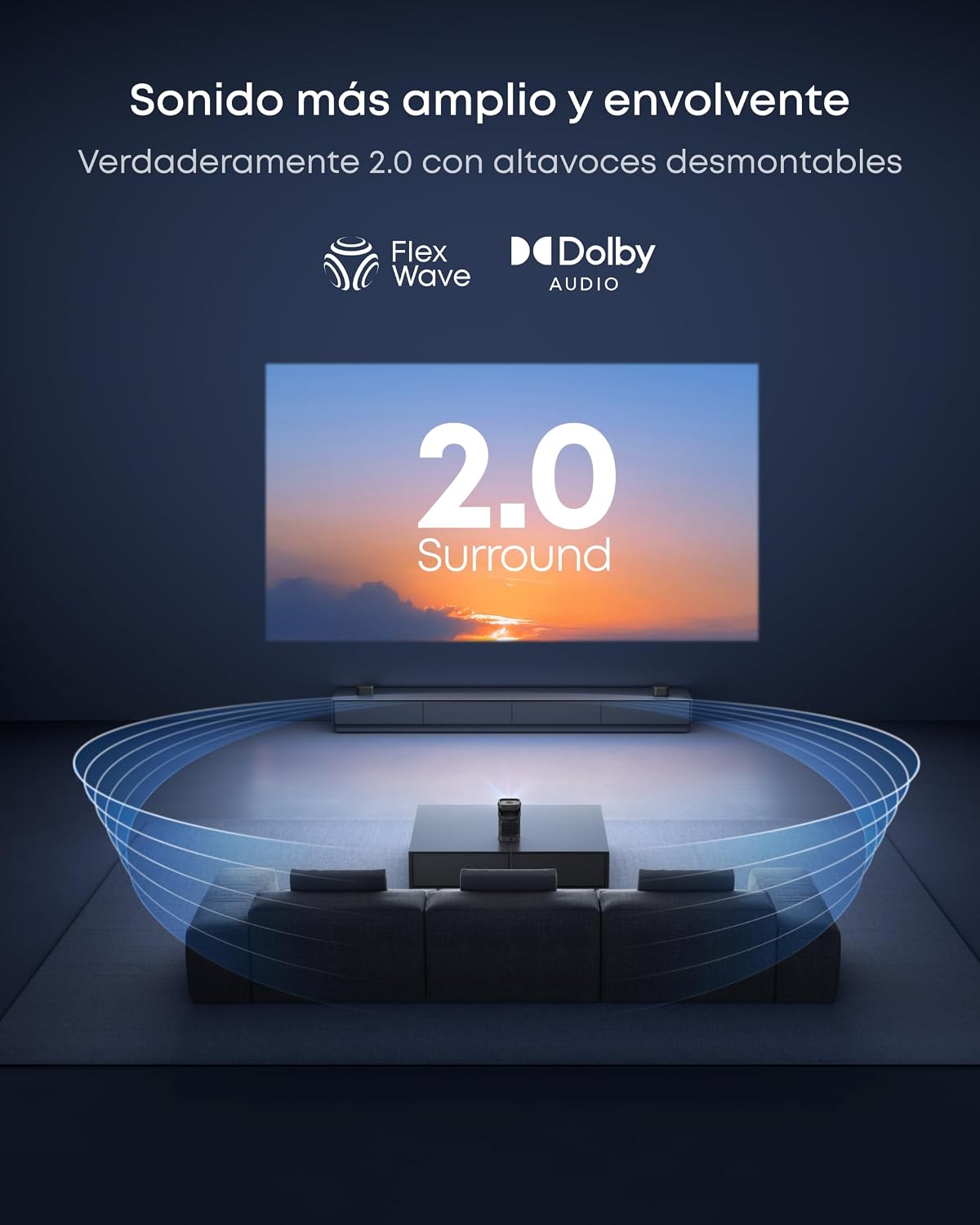 Thumbnail 3 de Soundcore Nebula P1 Proyector 1080p