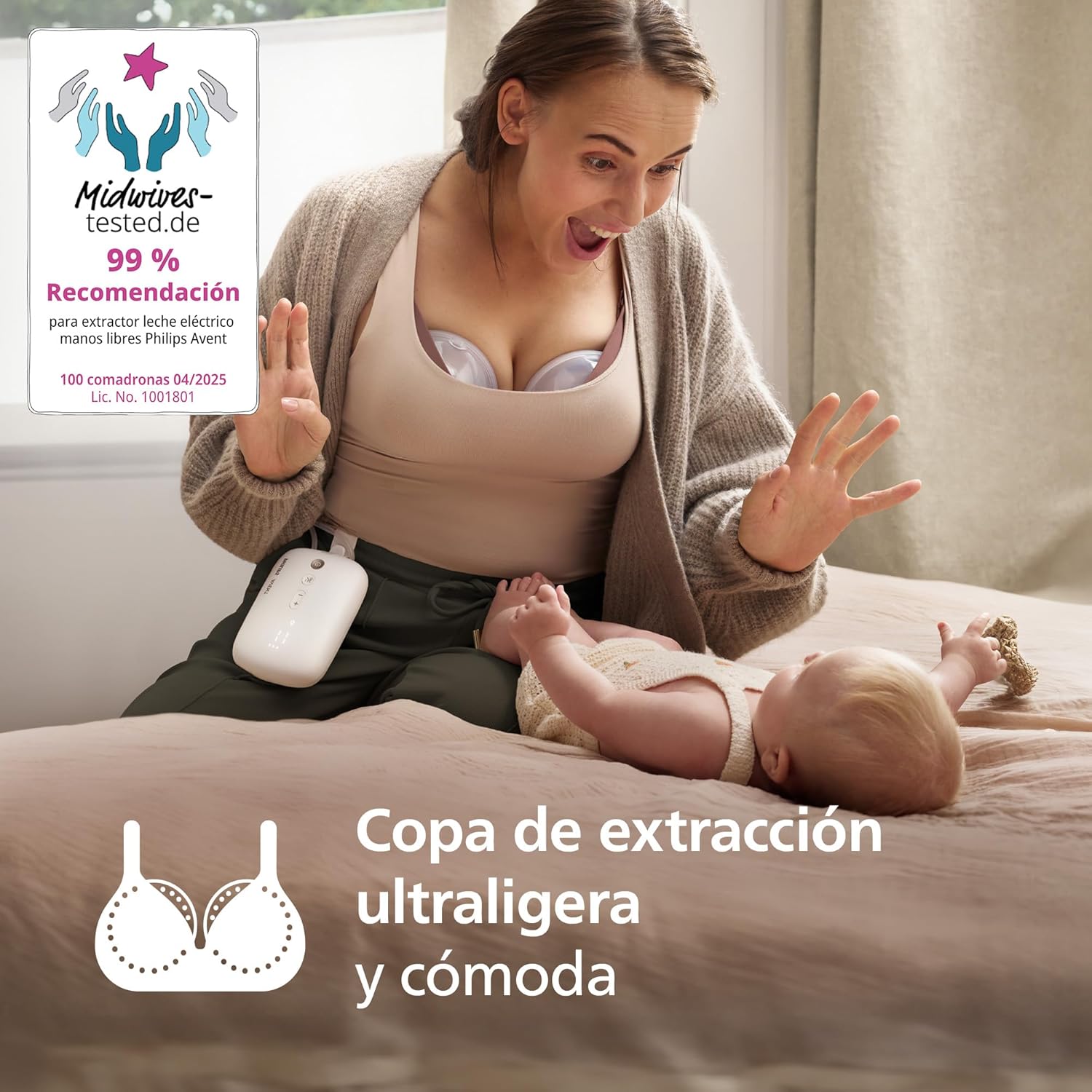 Thumbnail 3 de Philips Avent SCD553/11 extractor manos libres 85 rpm