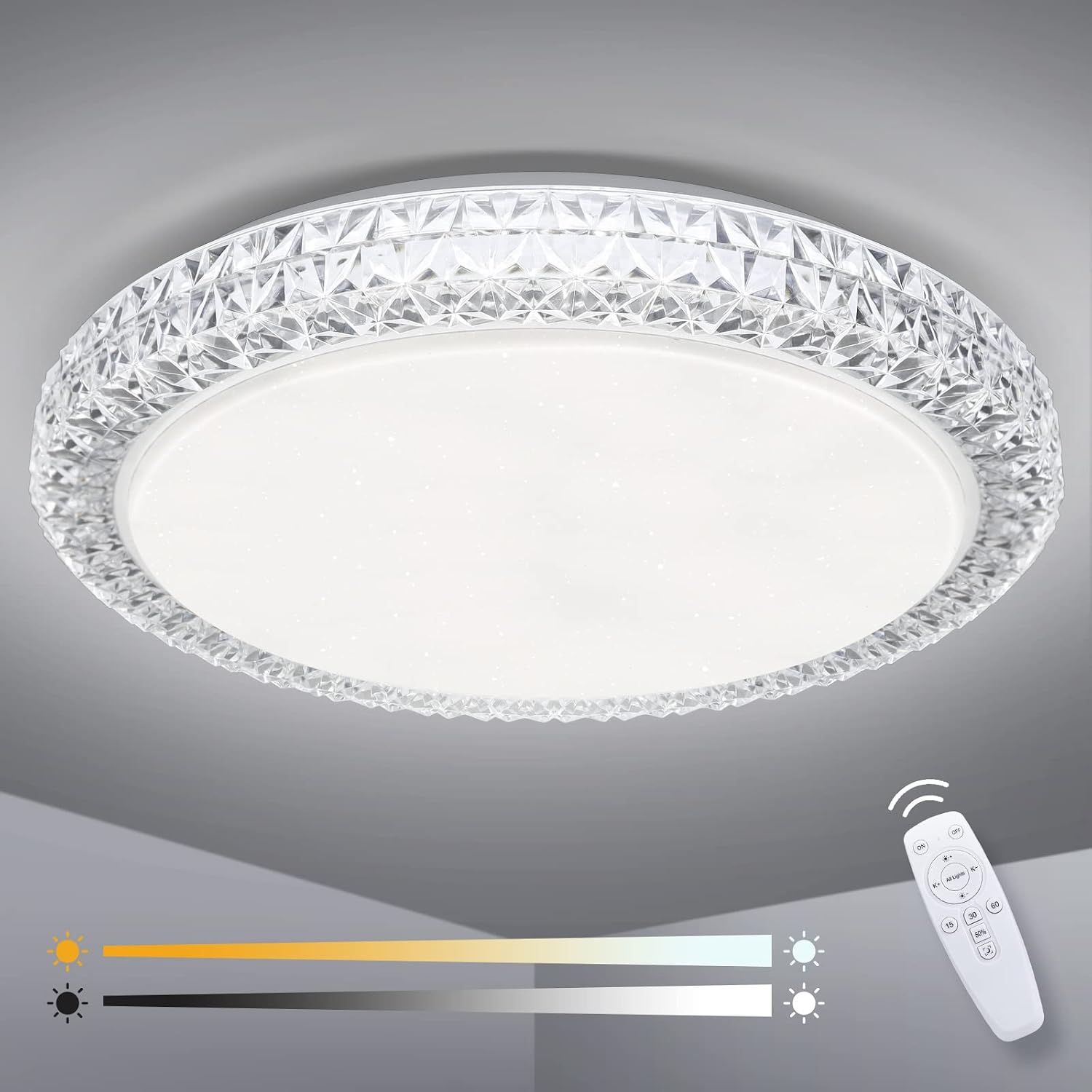 Detalle 1 de OOWOLF LED ceiling light, 15.4-inch