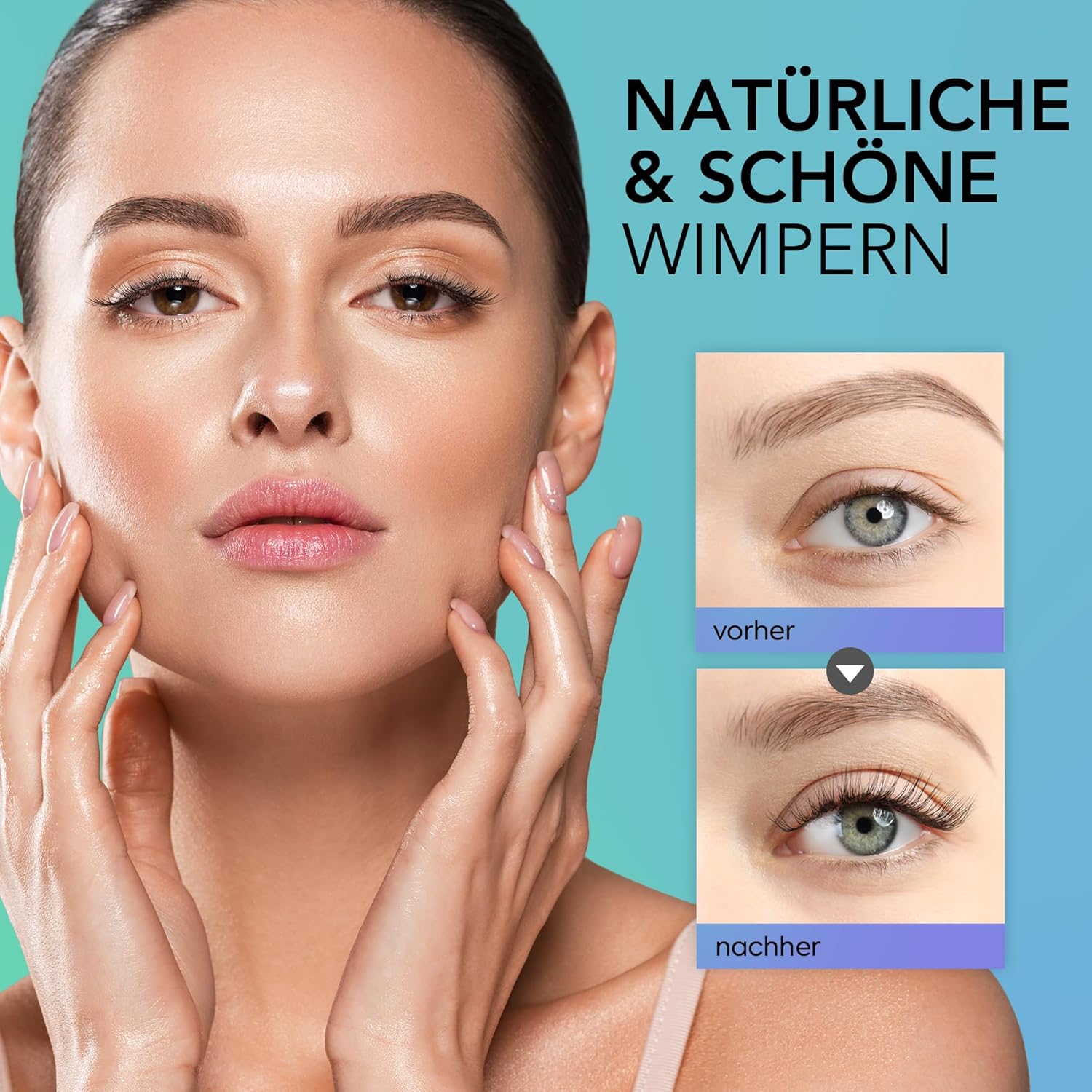 Detalle 2 de Hormonfreies Wimpernserum für längere Wimpern 5 ml