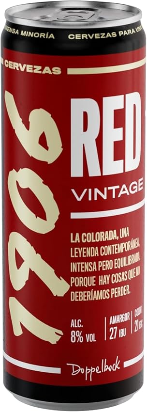 Detalle 2 de 1906 Red Vintage - Cerveza Lager Extra, Pack de 24 Latas 🍺
