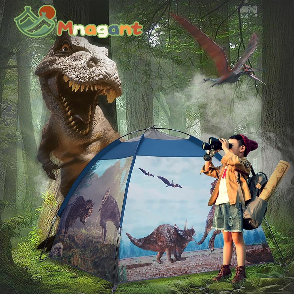 Detalle 1 de Mnagant Dinosaur Play Tent 61×61×45 🎪