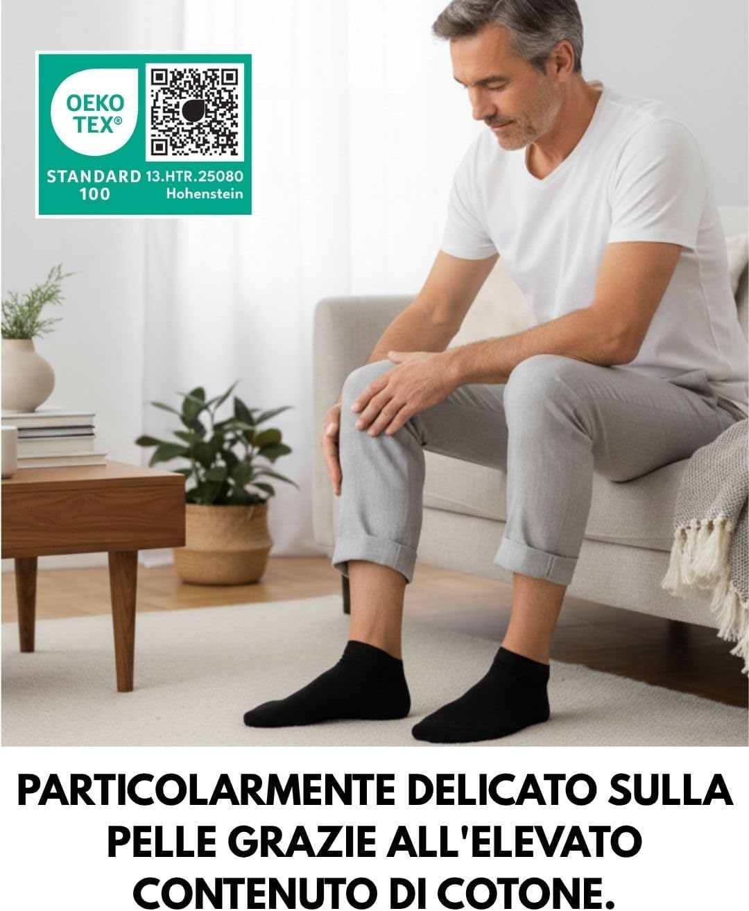 Thumbnail 6 de sockenkauf24 - 10 paia calzini da ginnastica diabetici senza elastico né cuciture, per uomo e donna