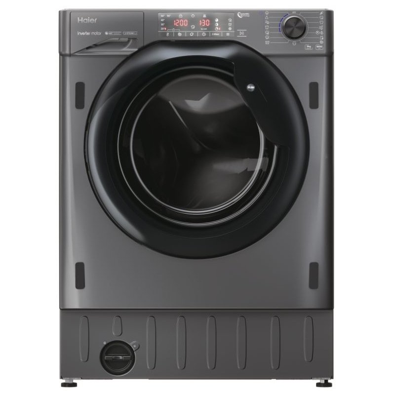 Detalle de Haier HWQ90B416FWBR Lavadora integrable 9 kg