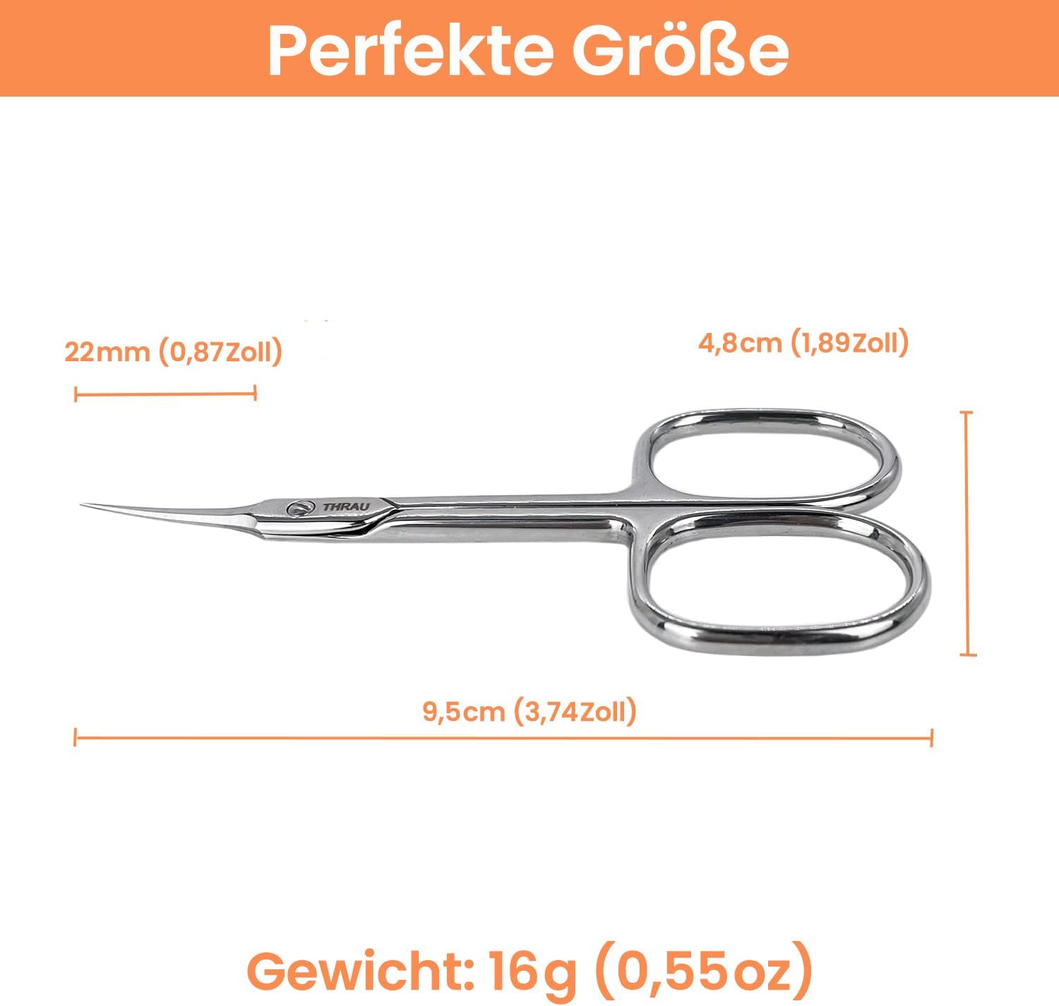 Thumbnail 4 de THRAU Ultra-Präzise Nagelhautschere