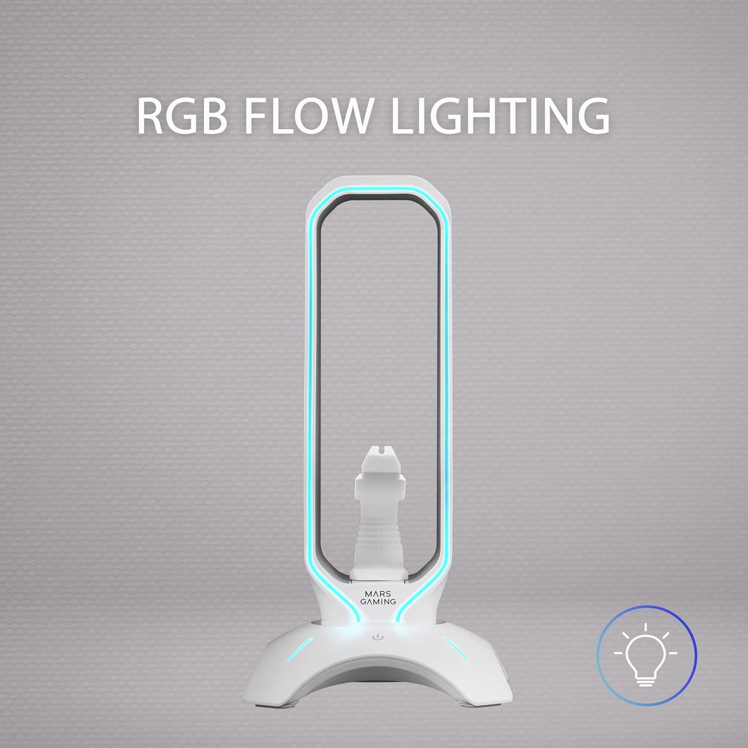 Thumbnail 2 de Mars Gaming MHHPROW : support 3-en-1 casque RGB avec HUB 2x USB 3.0 et bungee pour souris