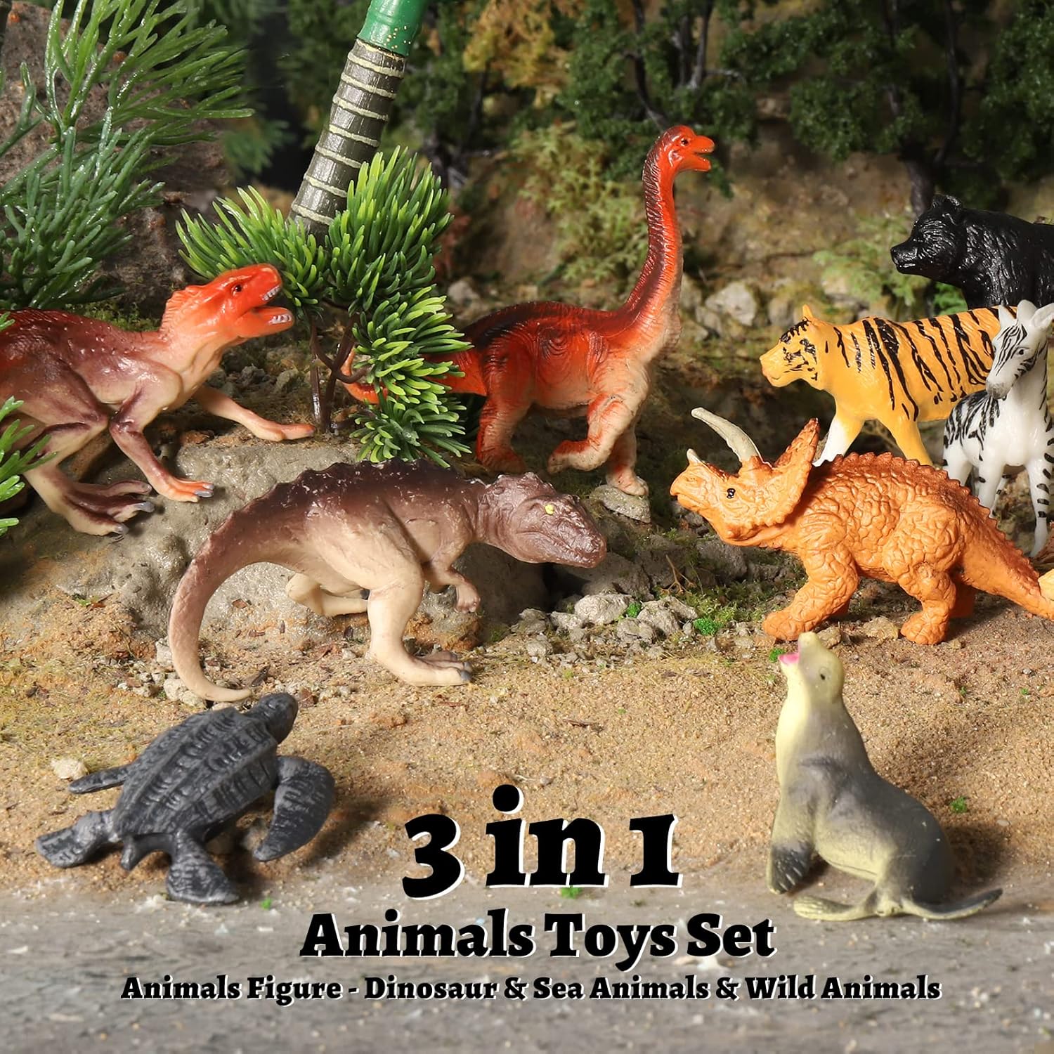 Thumbnail 1 de TOEY PLAY 3 in 1 Animal Figures 36 pcs