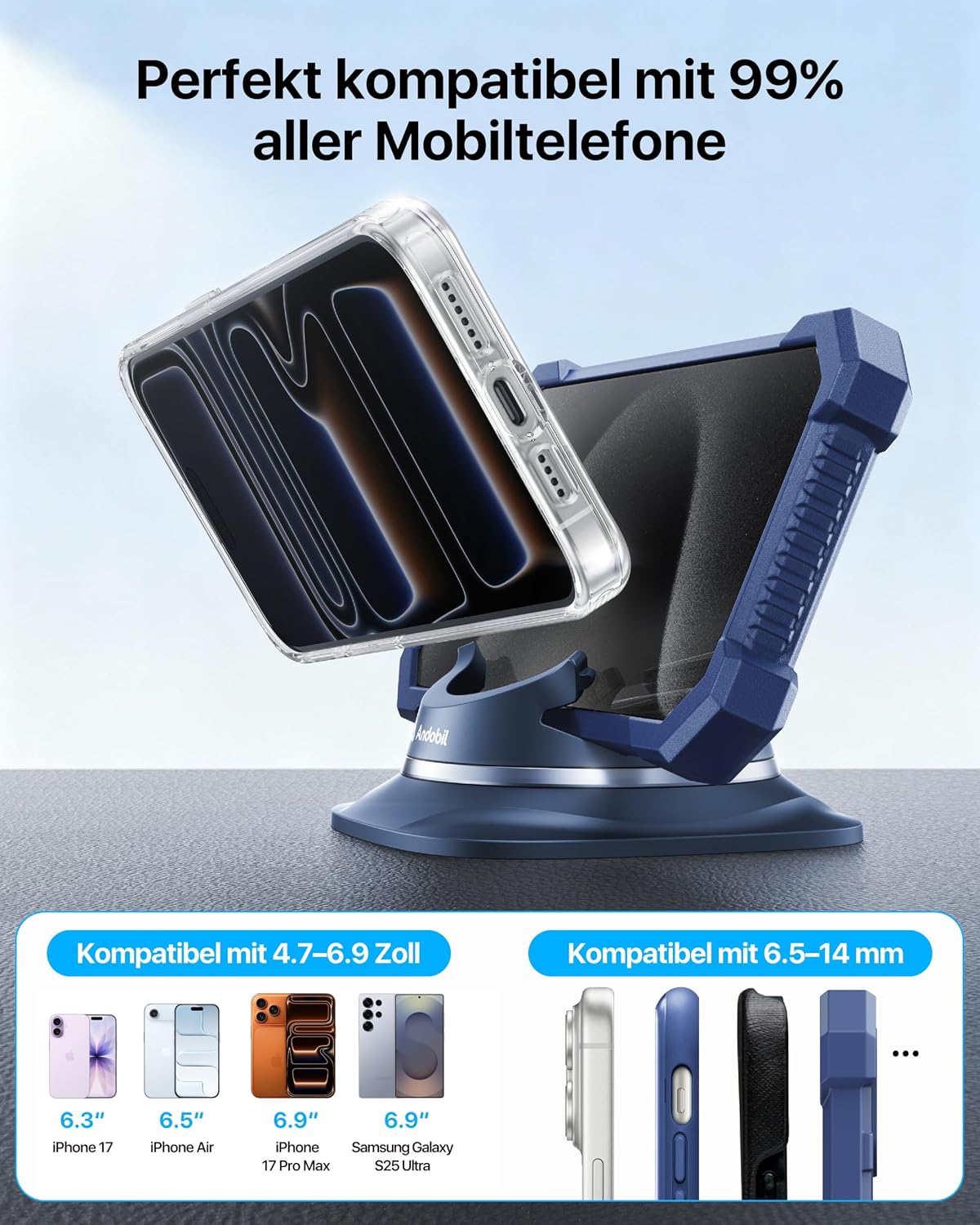 Thumbnail 6 de andobil 2026 Upgrade Handyhalterung Auto
