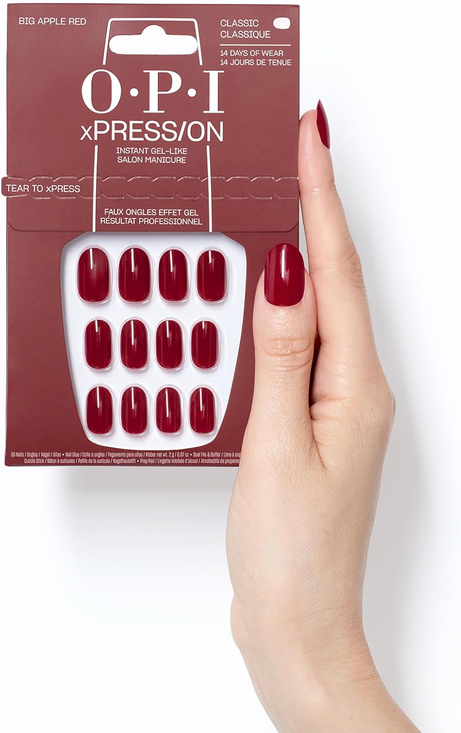 Thumbnail 3 de OPI xPRESS/ON faux ongles effet gel, tenue jusqu’à 14 jours – Kit de 30 press-on