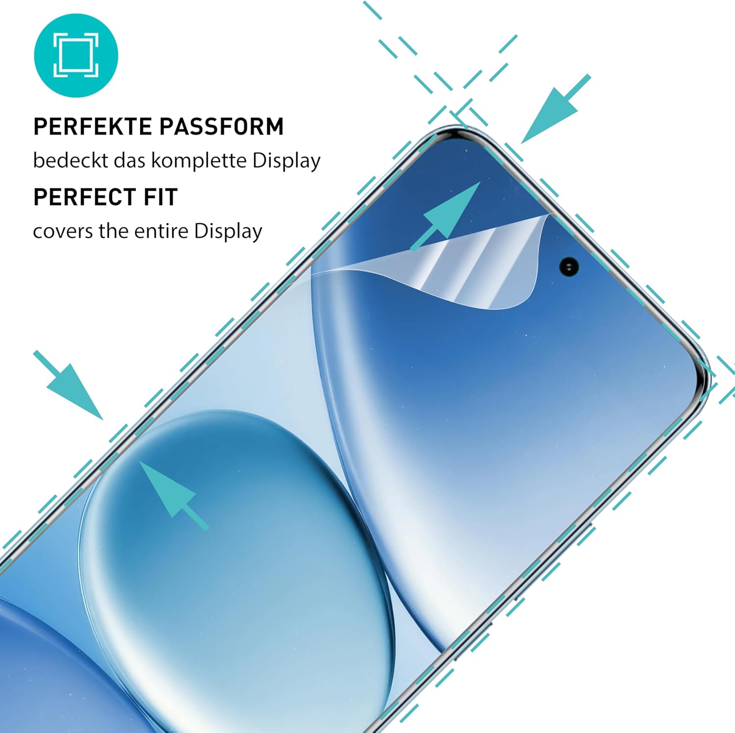 Detalle 2 de SmarTect TPU Screen Protector for Xiaomi Redmi Note 15 Pro 4G / Pro Plus, 2-Pack