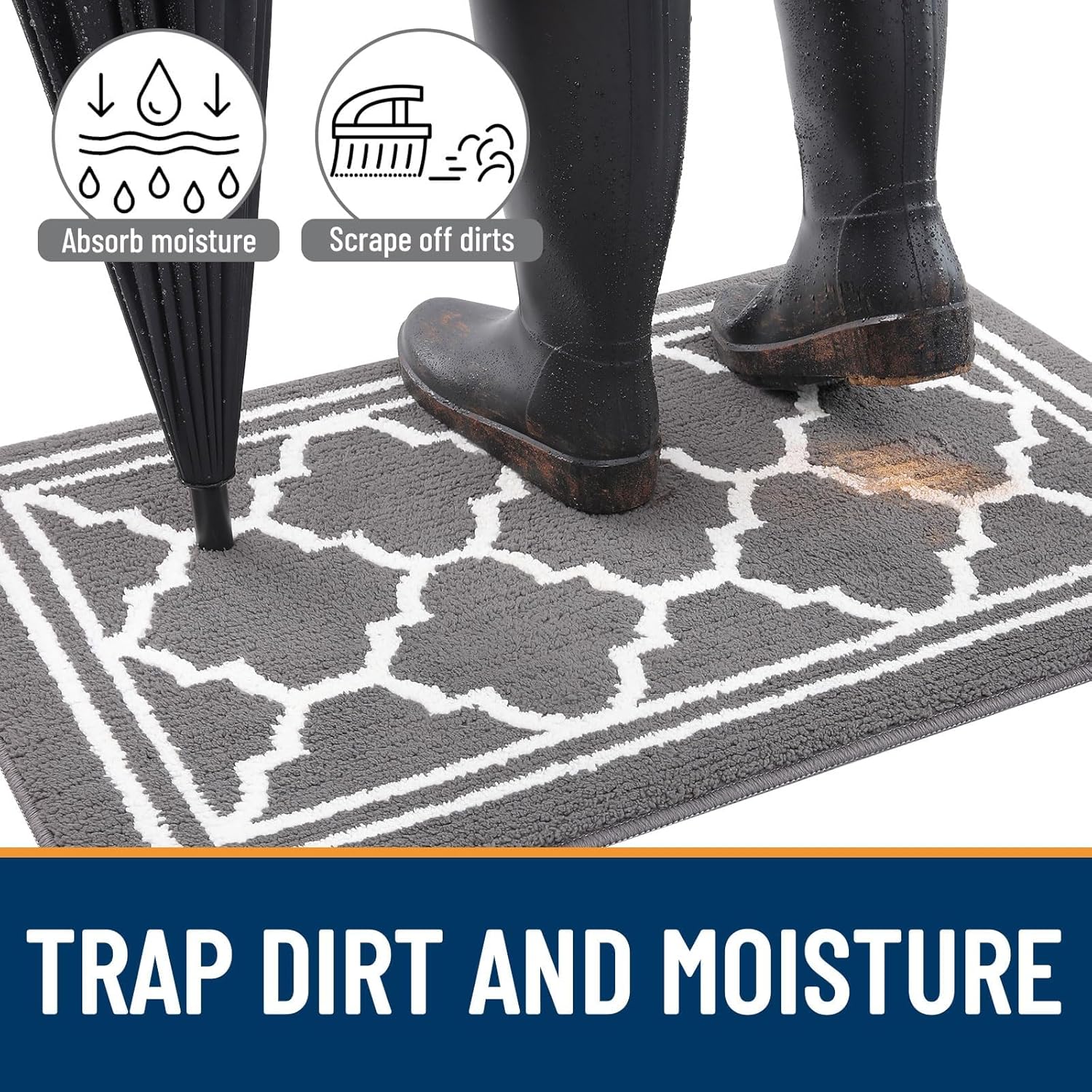 Thumbnail 2 de Homaxy Washable Door Mat 50 x 80 cm 🚪