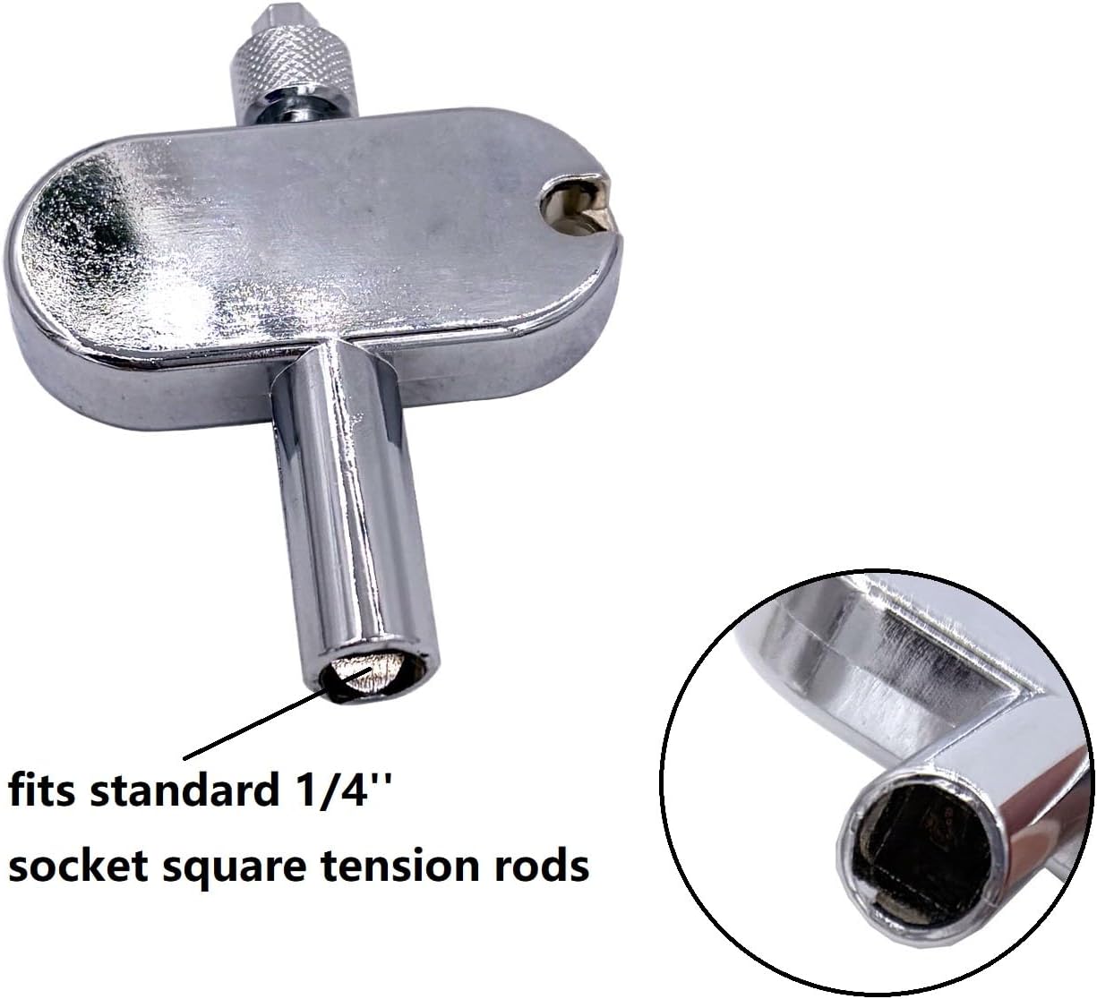 Detalle de Jiayouy Drum Tuning Keys, Chrome-Plated Metal