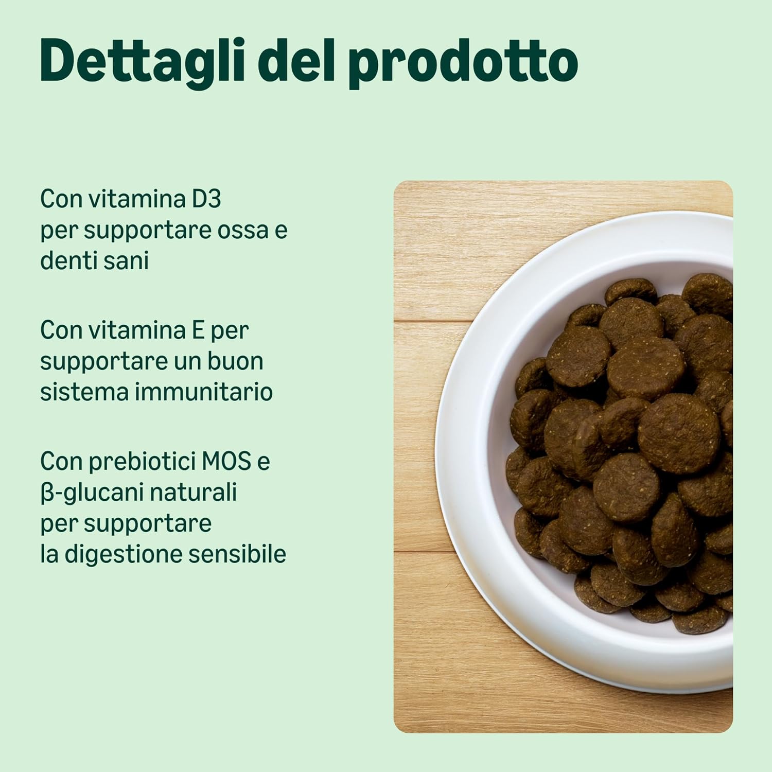 Detalle 2 de By Amazon Complete Dry Dog Food with Salmon and Rice per Cani di Taglia Media e Grande – 5 kg