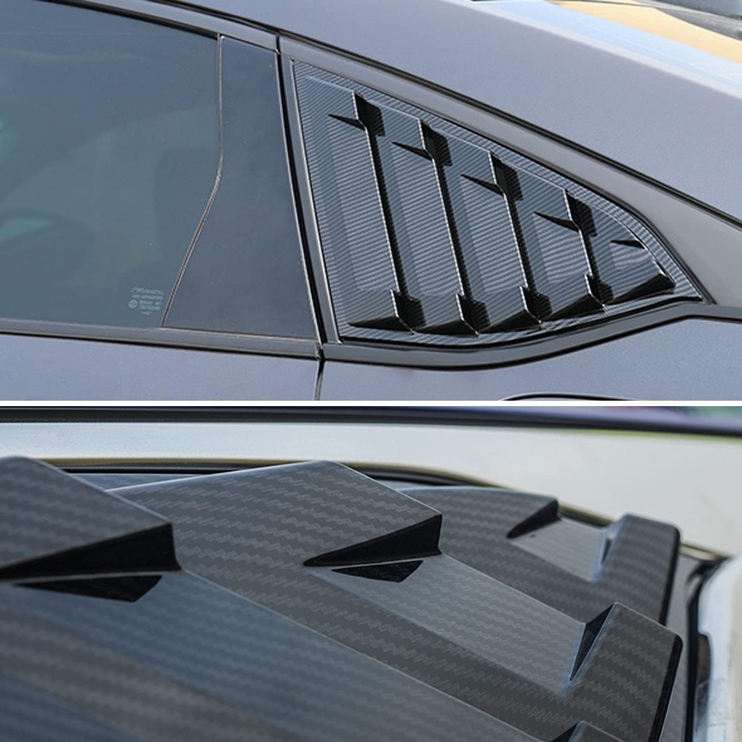 Detalle de TLIFORT Side Window Louvers for Honda Accord Sedan 2018–2022