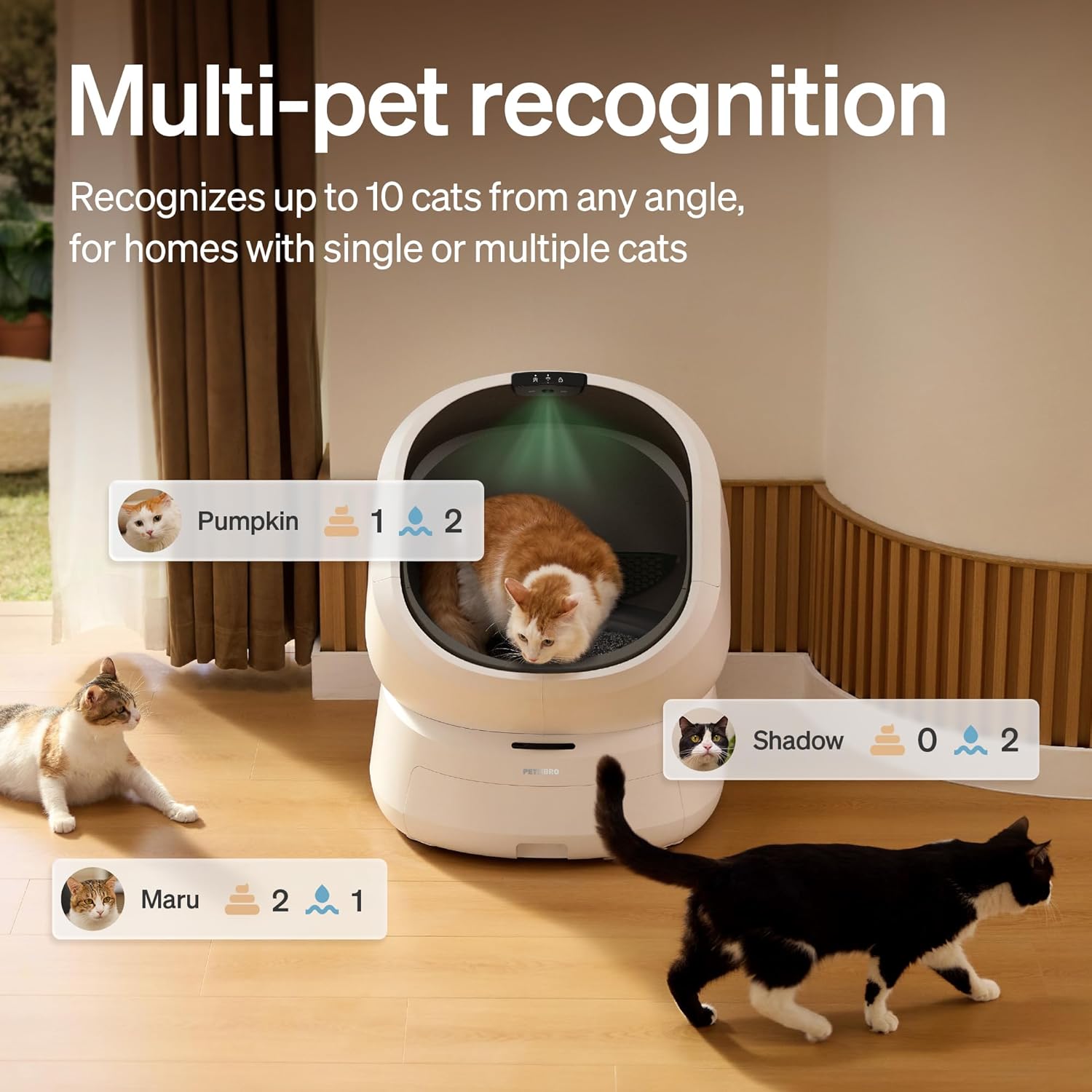 Thumbnail 4 de PETLIBRO Luma Automatic Self-Cleaning Cat Litter Tray with 24/7 Odour Control and AI Features