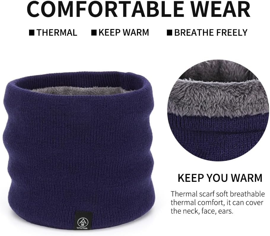 Thumbnail 2 de HGDGears Winter Halsschlauch Unisex – Winddichter Fleece-Schal für Outdoor-Aktivitäten