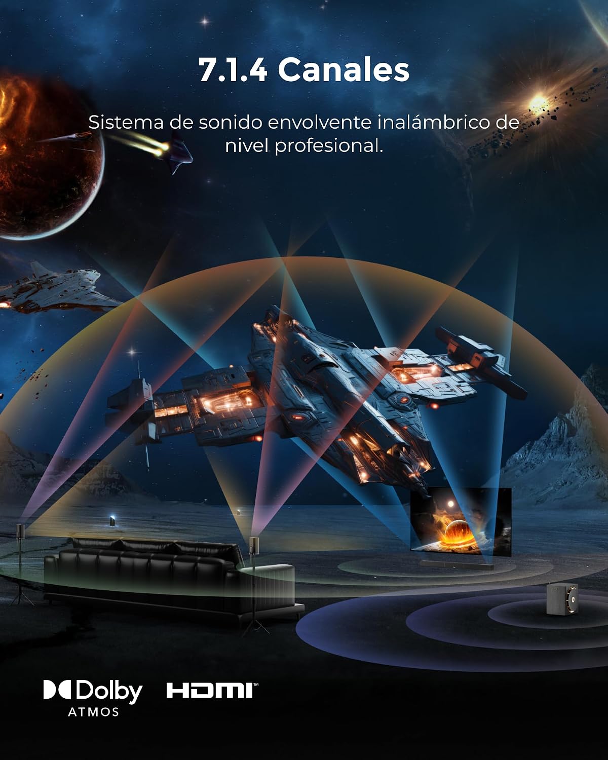 Detalle 2 de Skywave X60 sistema 7.1.4 Dolby Atmos