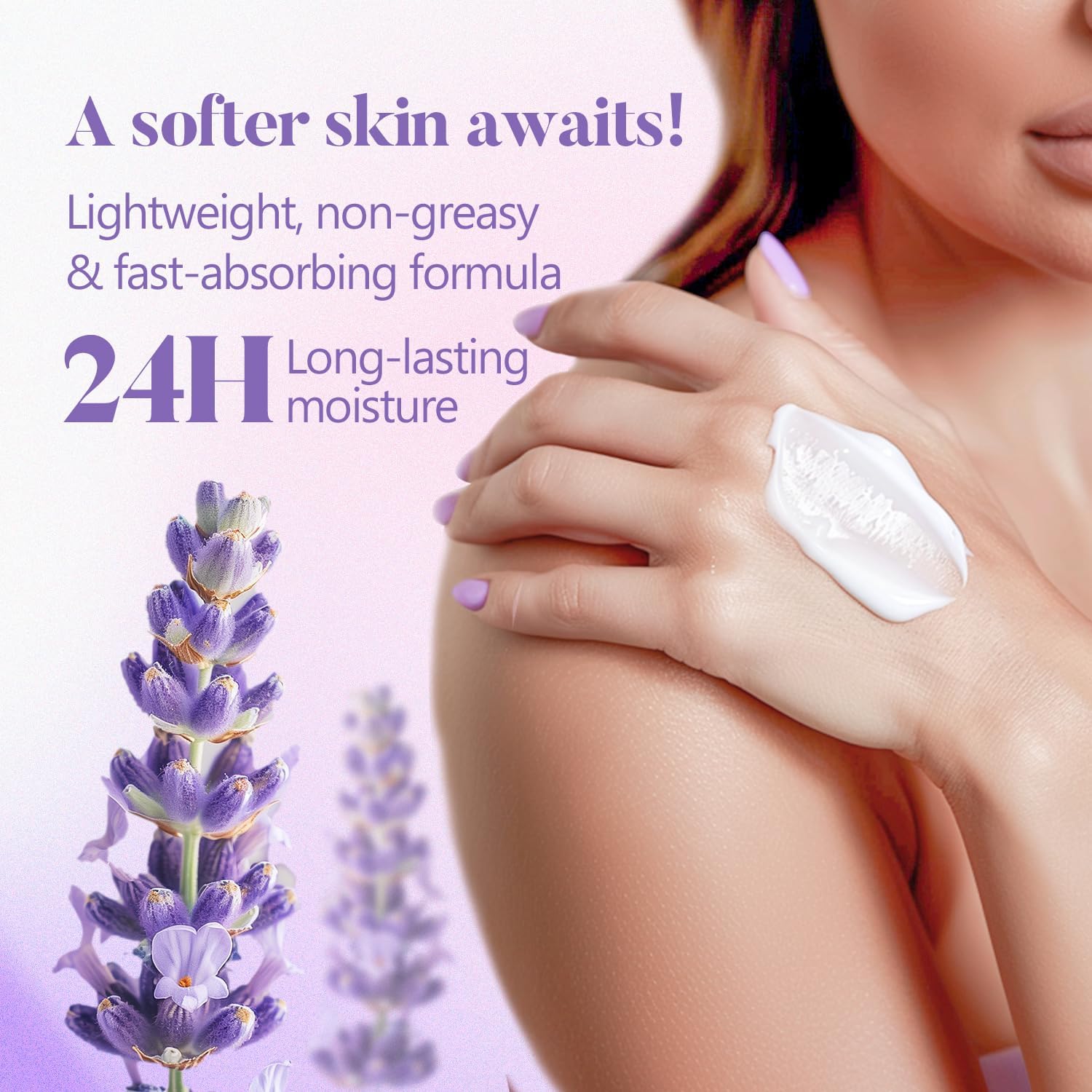 Detalle de BODY & EARTH 2019-AMABE-3-1 Bath and Body Gift Set, 8-Piece Lavender & Honey Spa Kit