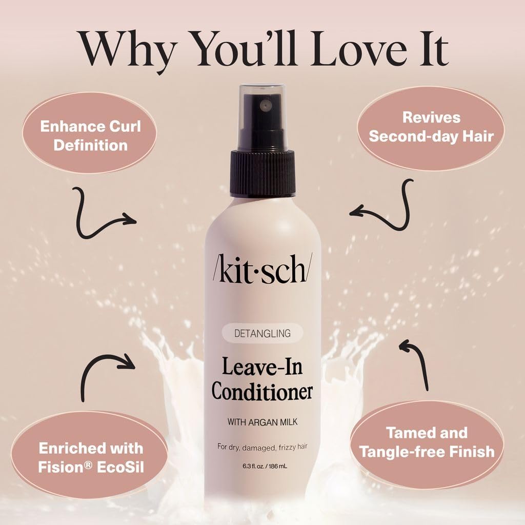 Thumbnail 3 de Kitsch Argan Milk Leave-In Conditioner 6.3 oz