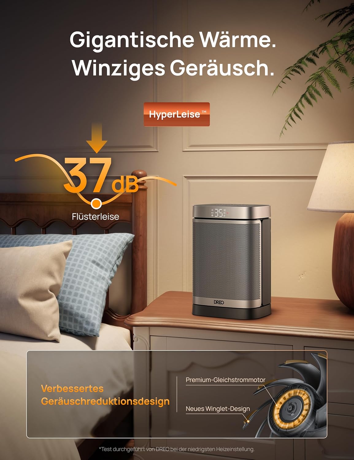 Thumbnail 4 de Dreo Heizlüfter 1500 W Energiesparend