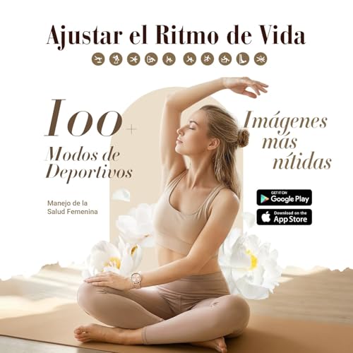 Detalle de Smartwatch para Mujer Baolubao: 1.26" con Llamadas Bluetooth, Notificaciones y 100+ Modos Deportivos