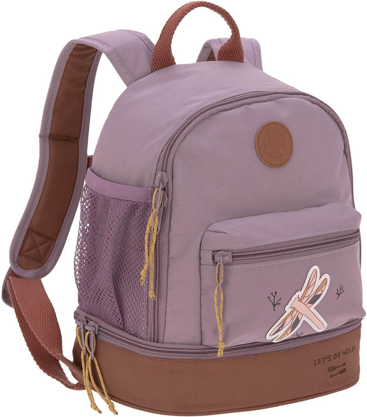 Detalle de LÄSSIG Kinderrucksack mit Brustgurt 6,5L – Adventure Dragonfly, 24,5×15×17 cm