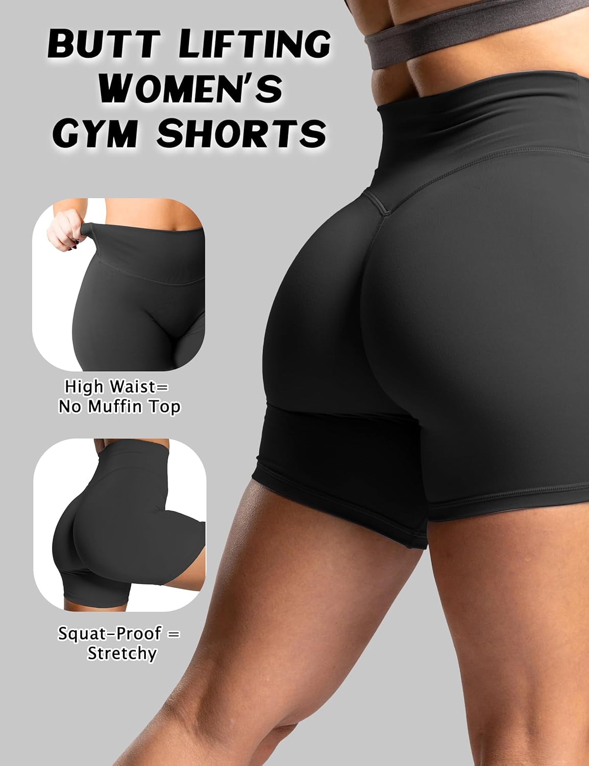 Thumbnail 3 de Unthewe Women's High-Waisted Biker Shorts with Tummy Control for Workouts