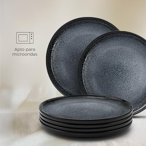 Thumbnail 5 de Twinzee 6 Grande Assiette Granite, compatible micro-onde ⚙