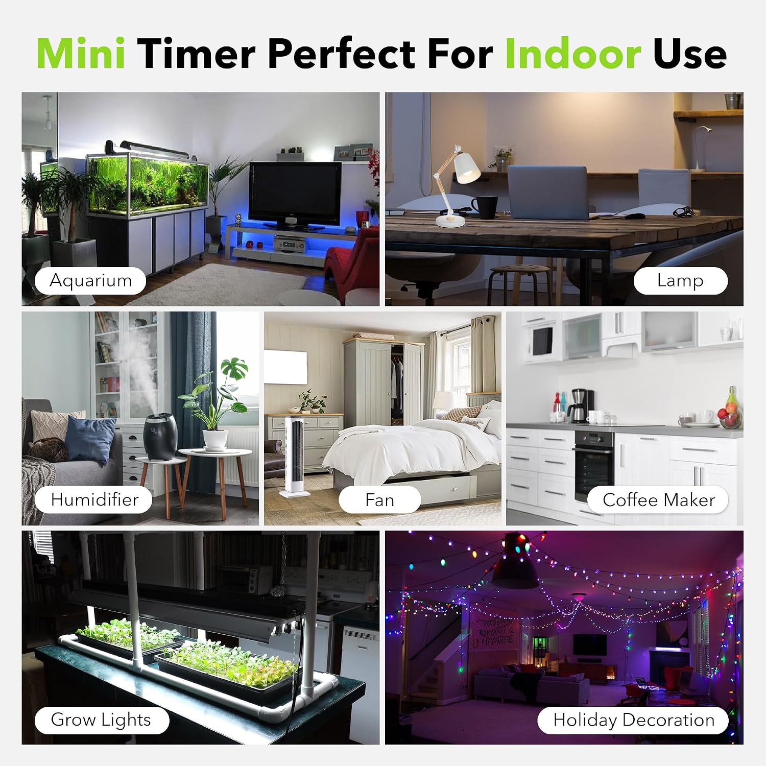 Thumbnail 6 de BN-LINK Indoor Outlet Timer 2-Pack