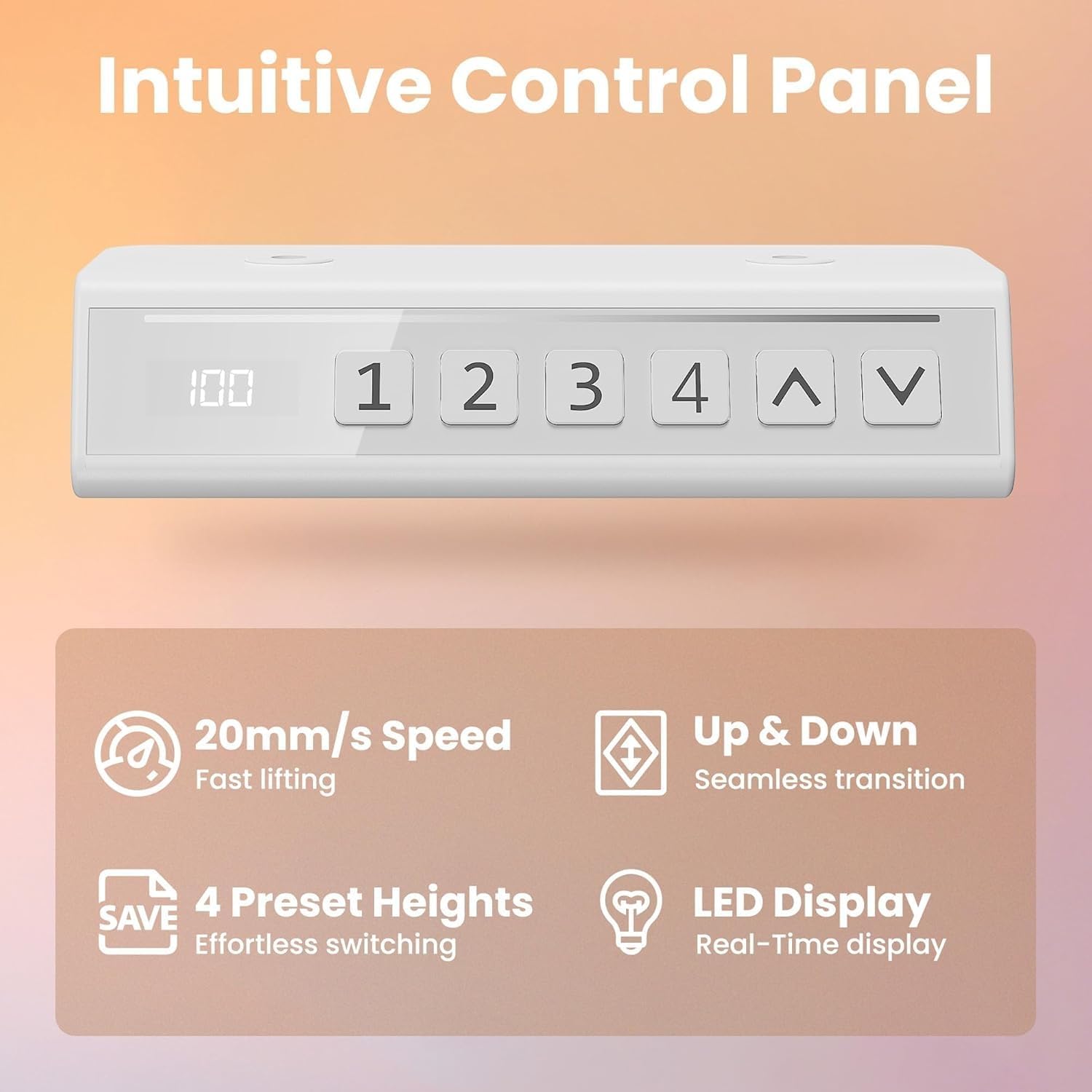 Thumbnail 6 de HUANUO Electric Standing Desk 48 x 24 Inch