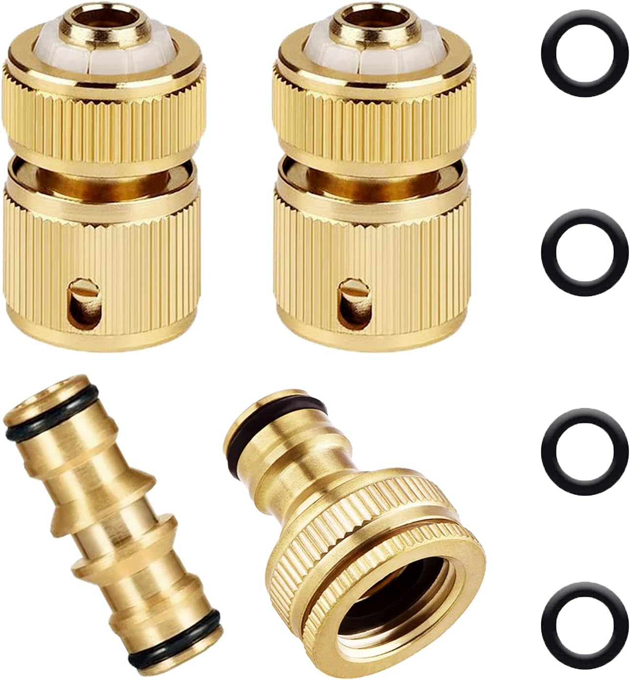OHAYORI Kit conectores de latón para manguera 1/2