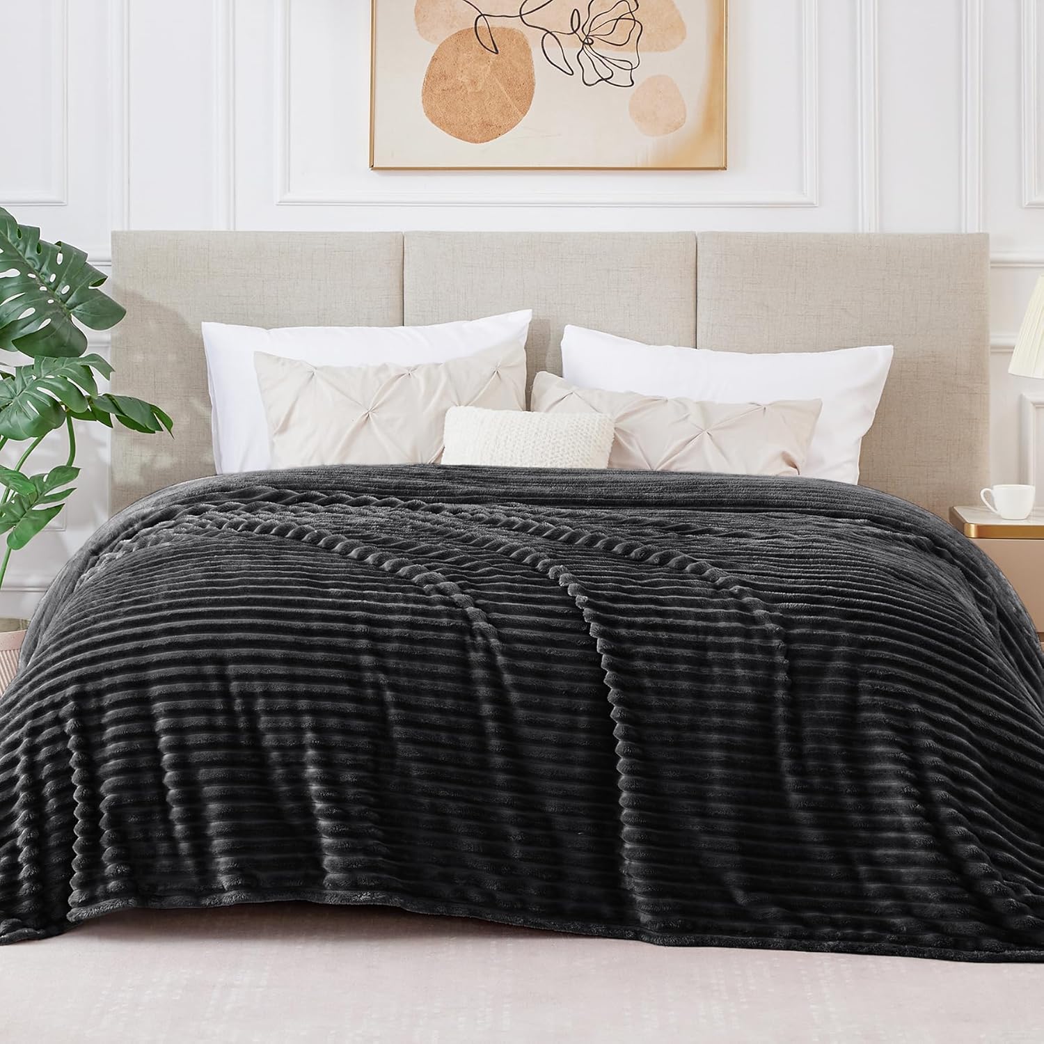 Thumbnail 6 de BEDELITE Queen Fleece Blanket, 90x90 inches