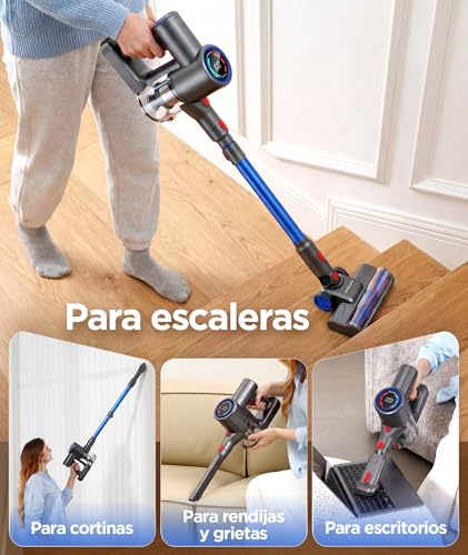 Thumbnail 5 de VersLife Z8 Aspiradora sin cable 40KPA/500W con pantalla LED y luz verde para pelo de mascotas