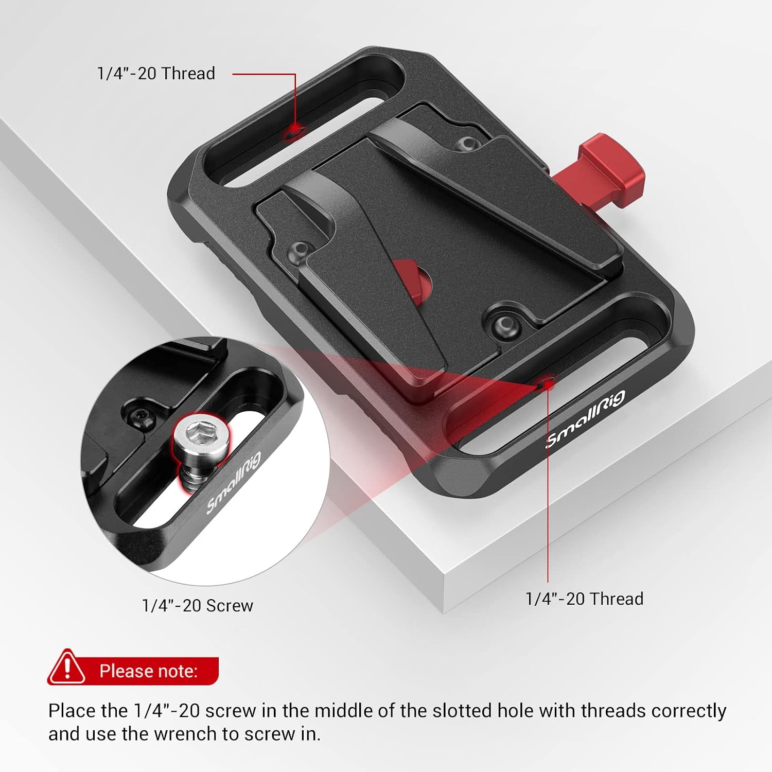 Detalle de SMALLRIG 2987 plaque de batterie 63 g