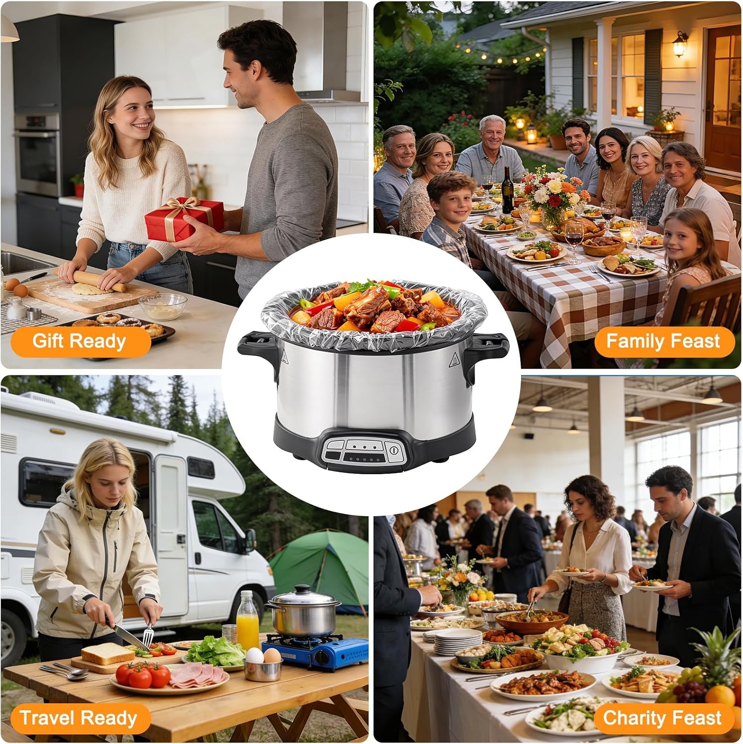Thumbnail 6 de VCLPOWER Slow Cooker Liners, 30 Count