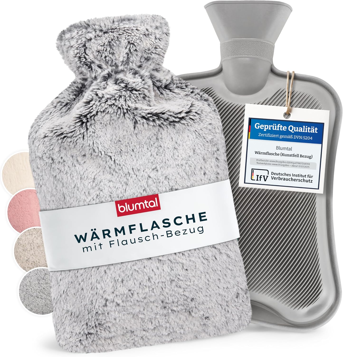 Detalle de Blumtal Premium Wärmflasche 1,5 L