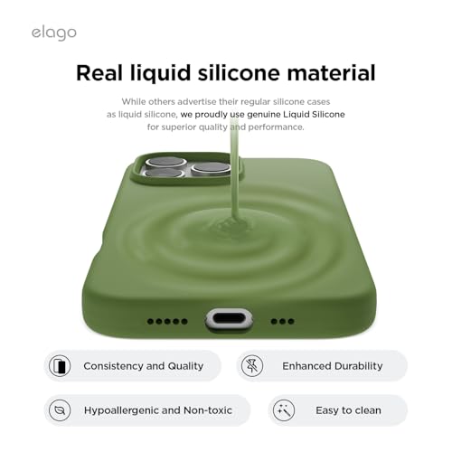 Detalle de Coque elago Silicone Liquide pour iPhone 16 Pro Max