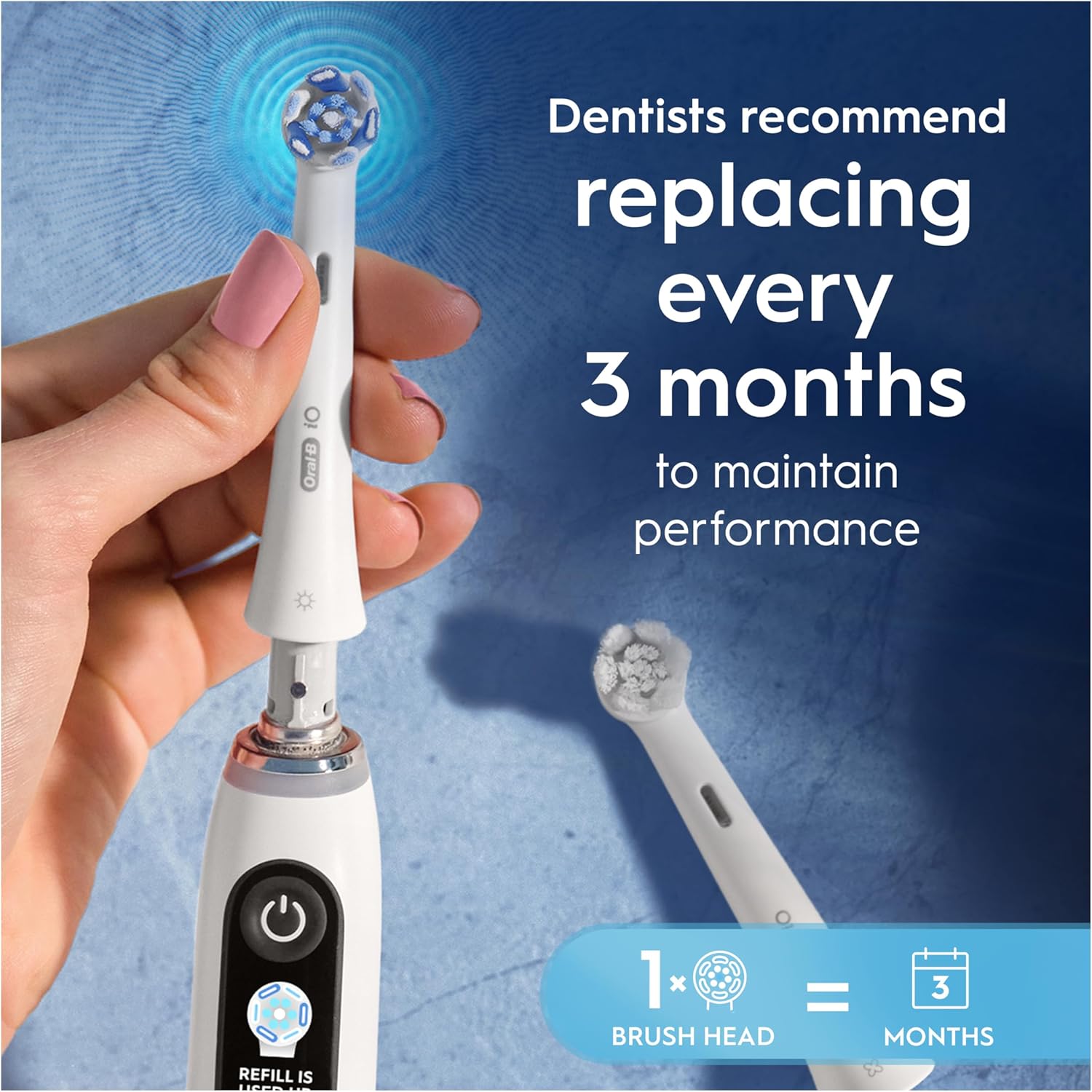 Thumbnail 3 de Oral-B iO Ultimate Clean ORIGINAL Electric Toothbrush Head – Pack of 8
