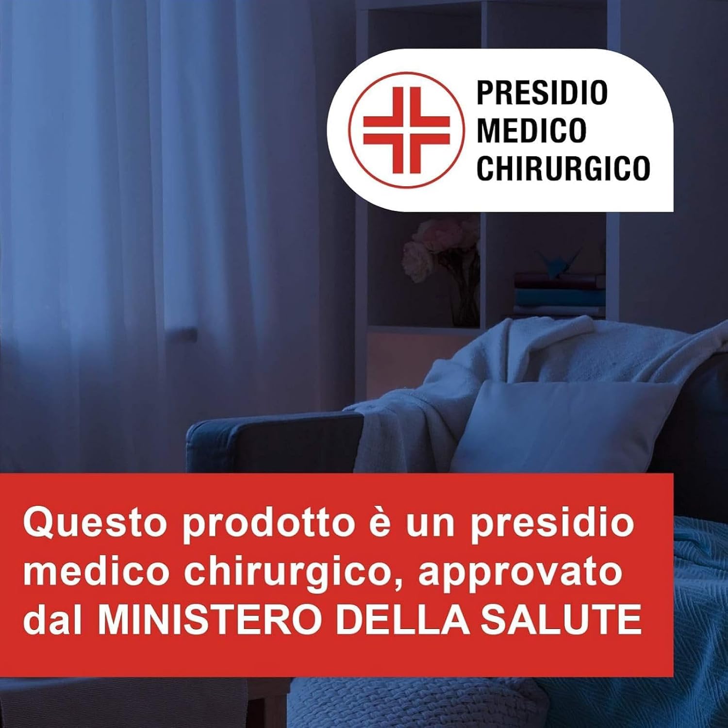Detalle de Vape Ricarica Liquida per Diffusore Elettrico Insetticida – Zanzare comuni/tigre, 2 Confezioni (480 Ore) – Presidio Medico Chirurgico