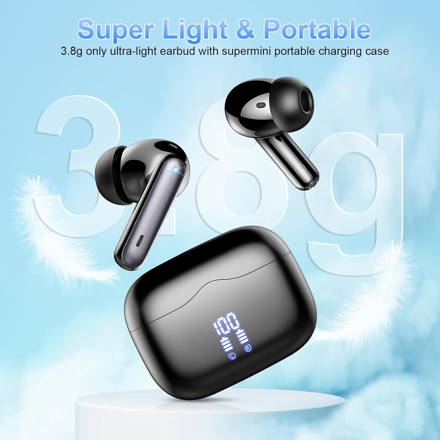 Detalle de Wireless Earbuds Bluetooth 5.4