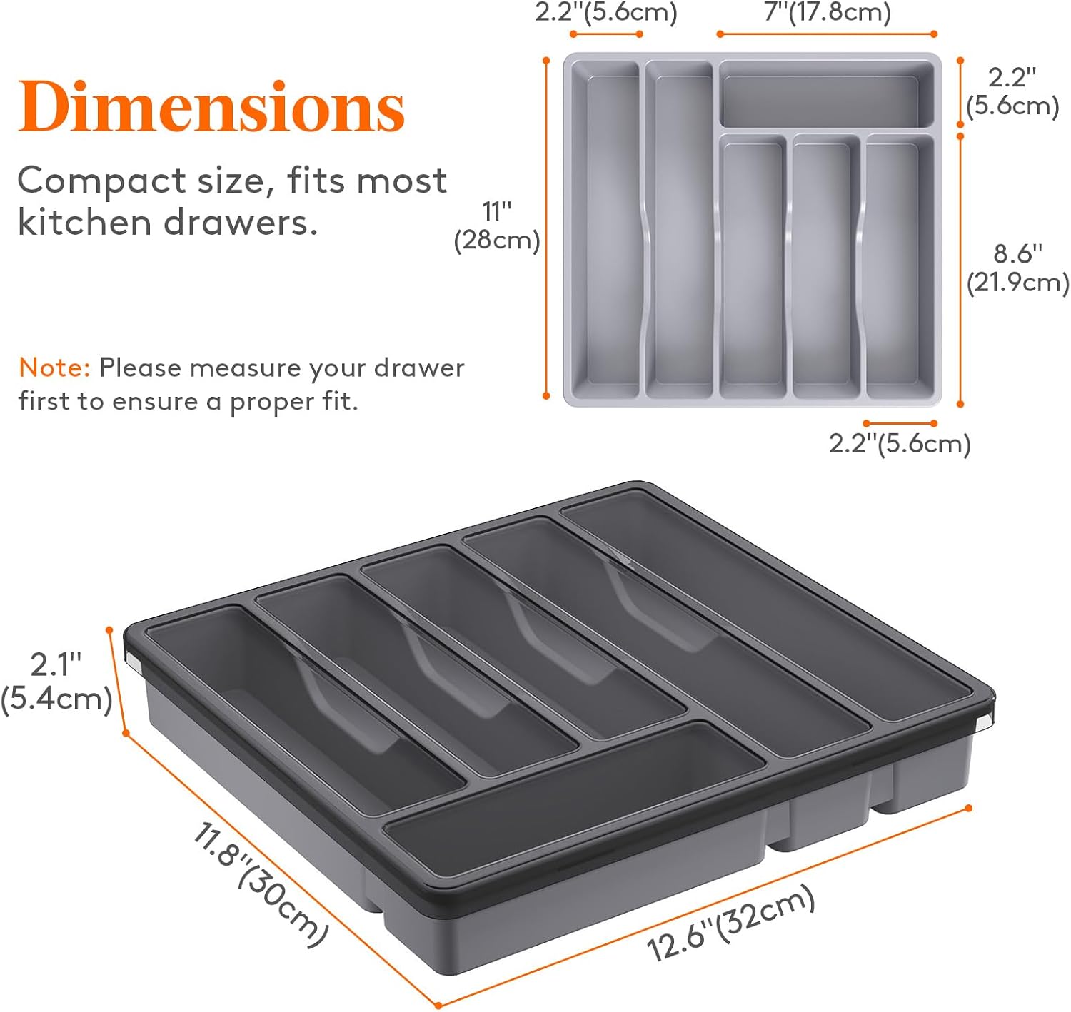 Detalle 2 de Lifewit Silverware Organizer 12.6x11.8 in