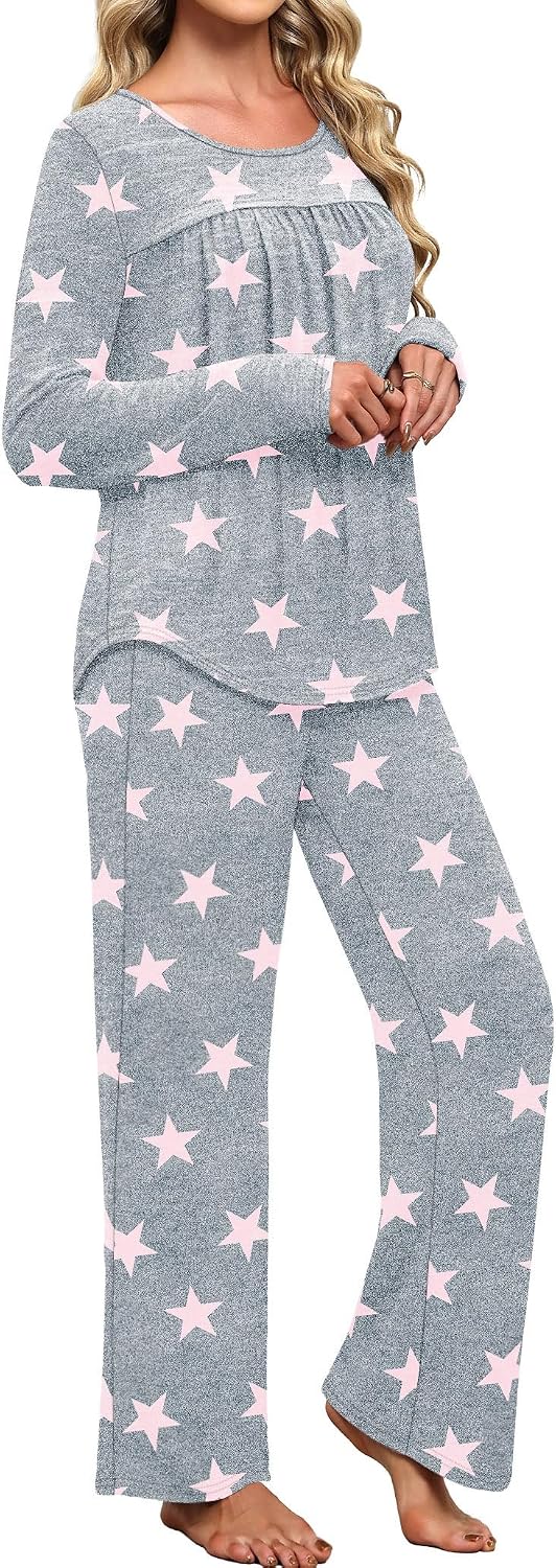 Detalle 2 de OFEEFAN Women's Pajama Set, S-2XL